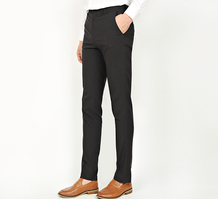 KB10252 Men's Suit Pant Black