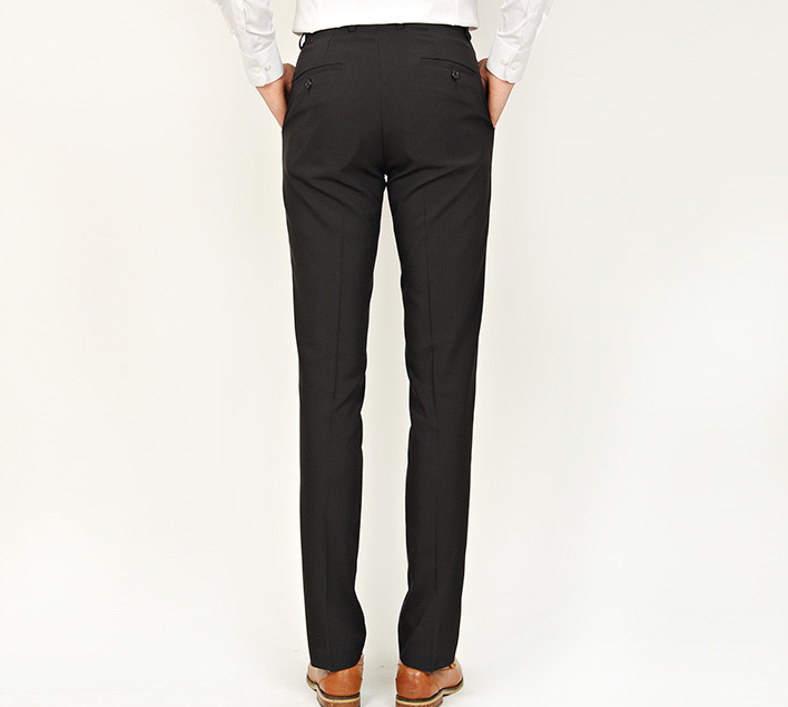 KB10252 Men's Suit Pant Black