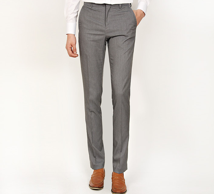 KB10252 Men's Suit Pant Grey