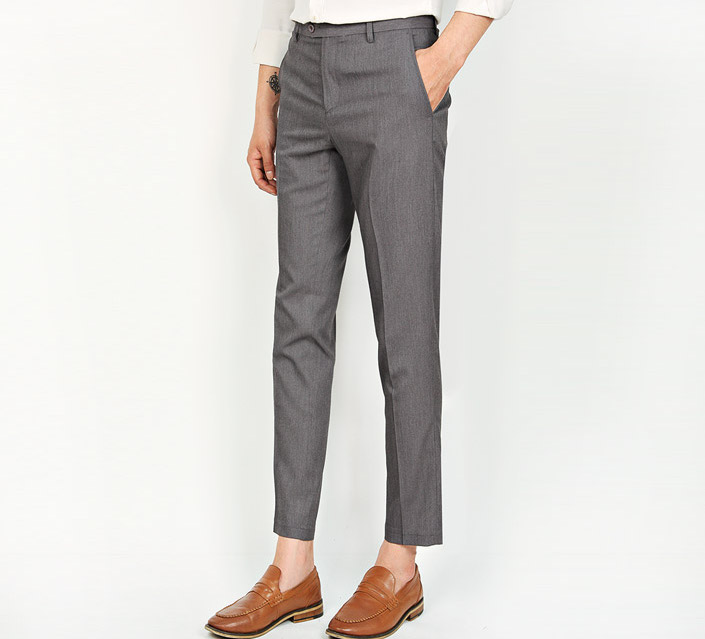 KB10254 Men's Suit Pant Grey