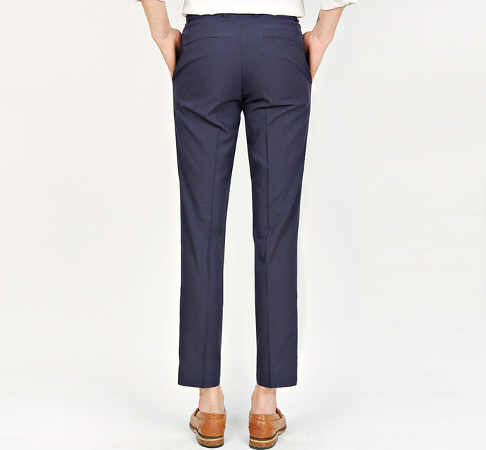 KB10254 Men's Suit Pant Navy