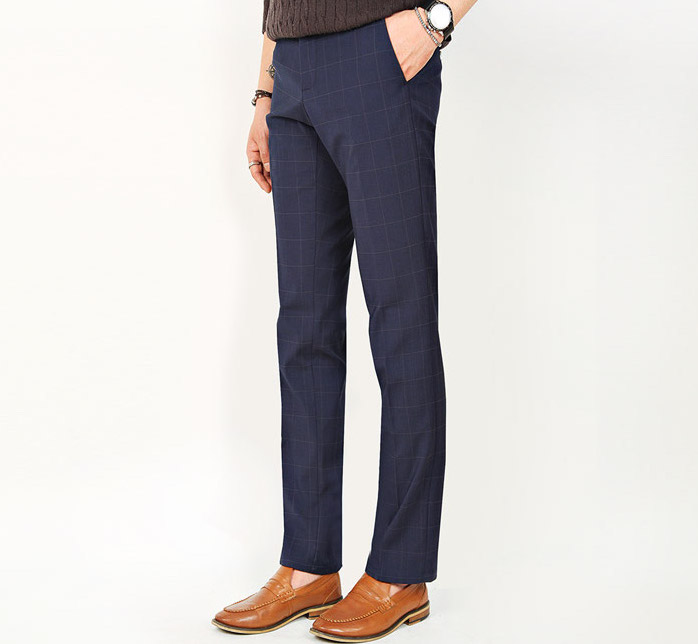 KB10255 Men's Suit Pant Navy