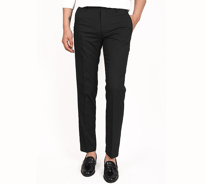 KB10256 Men's Suit Pant Black