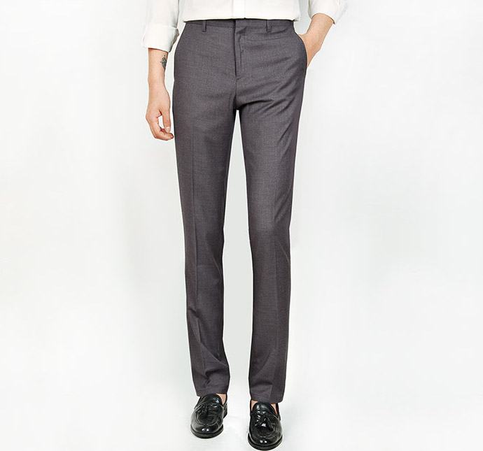 KB10259 Men's Suit Pant Charcoal