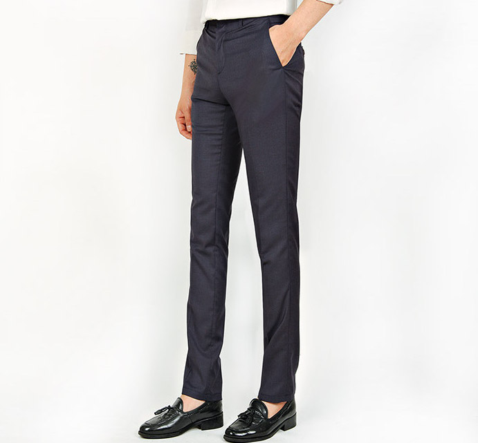 KB10259 Men's Suit Pant Navy