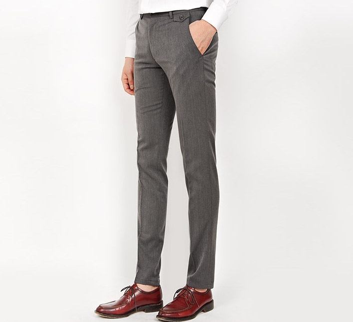 KB10260 Men's Suit Pant Grey