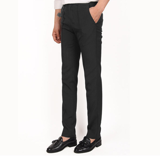 KB10263 Men's Suit Pant Black