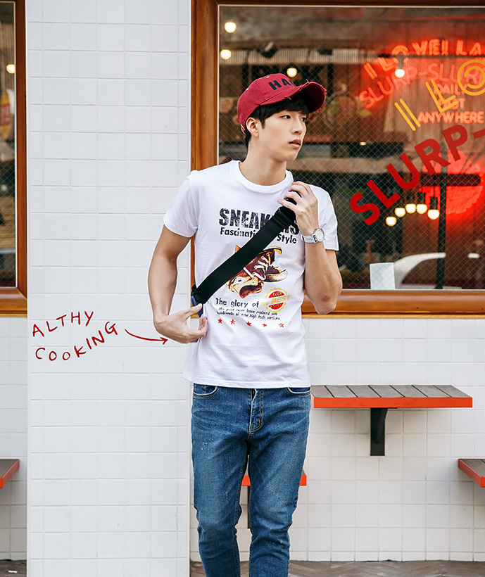 KB10267 Stylish Men's Top White