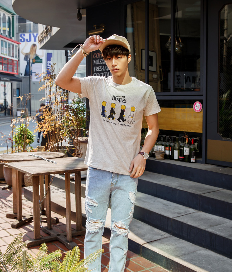 KB10268 Casual Men's Top As Pic