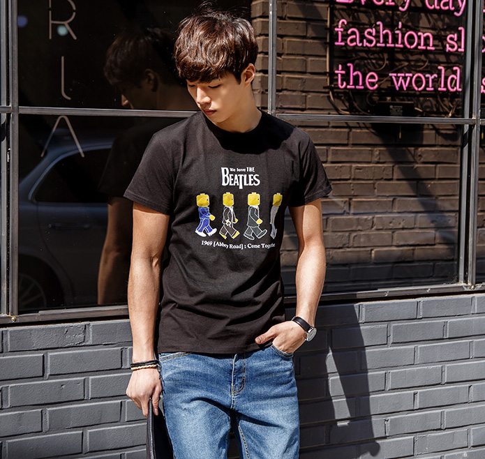 KB10268 Casual Men's Top Black