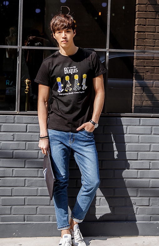 KB10268 Casual Men's Top Black