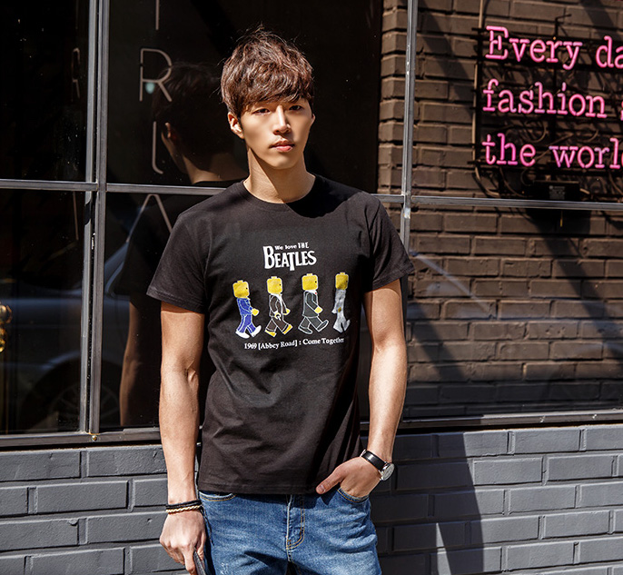 KB10268 Casual Men's Top Black