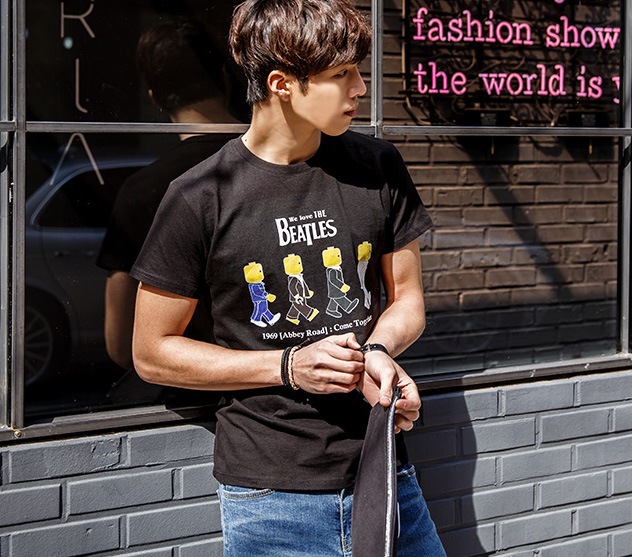 KB10268 Casual Men's Top Black