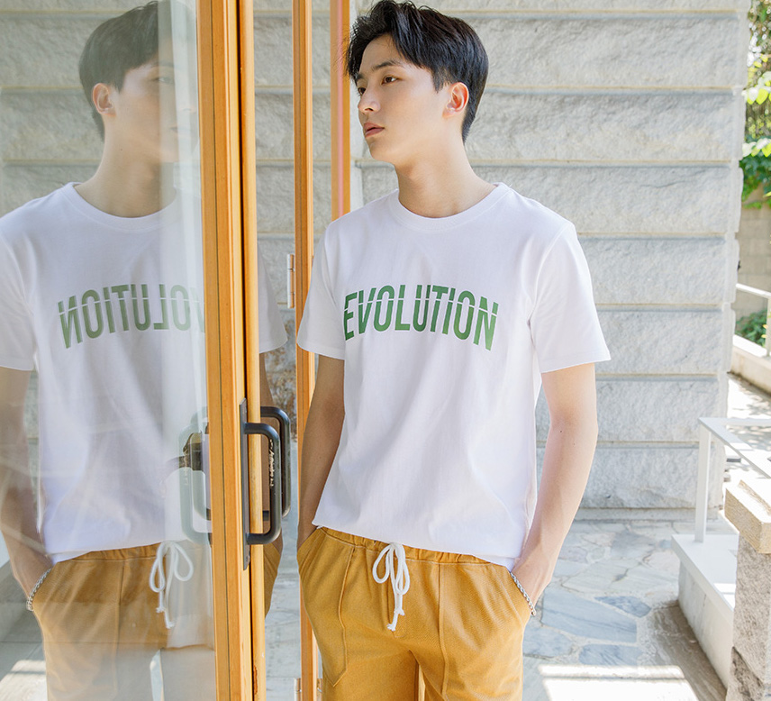 KB10274 Casual Men's Top White