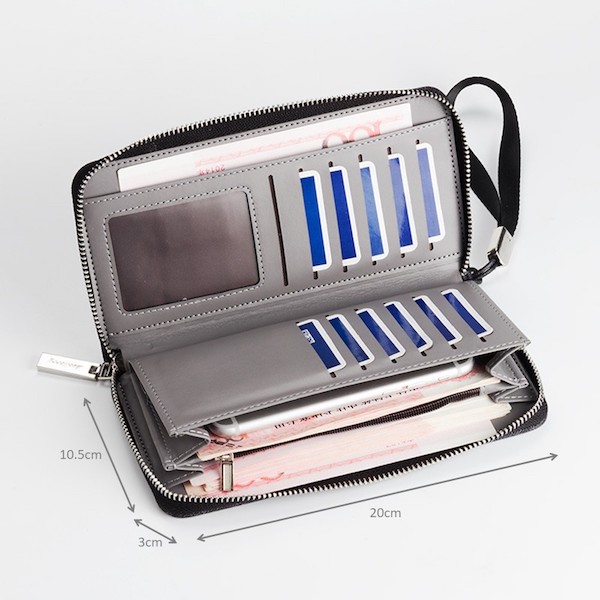LG1007 Men's Casual Wallet Blue