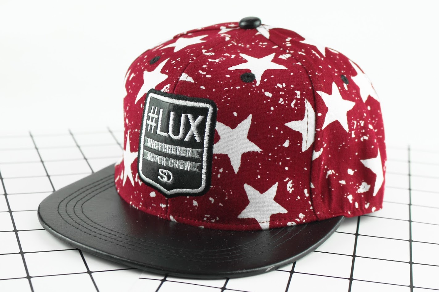 QA-436 Casual Snapback Caps Lux Red