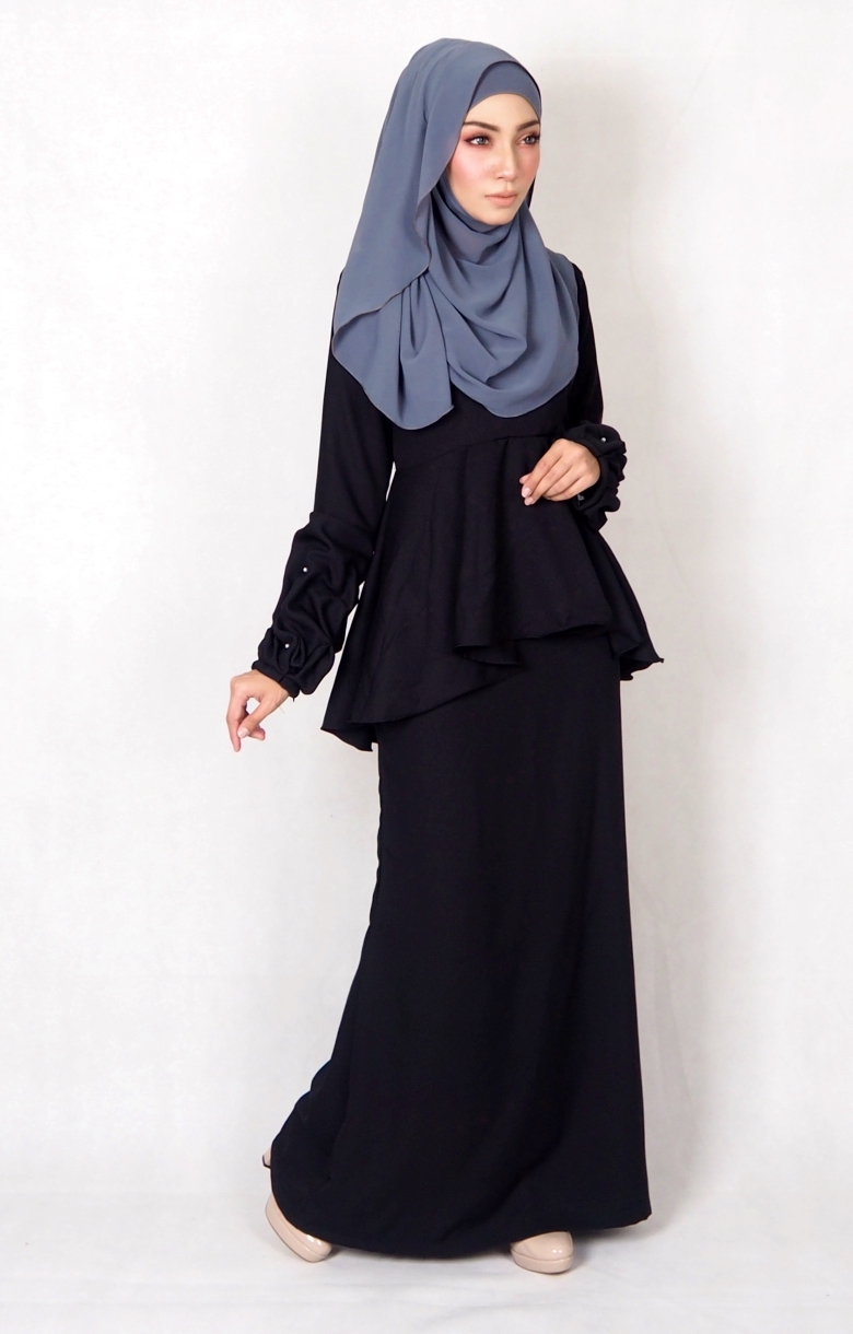 SW4994 Baju Kurung (Plus Size BF) Black
