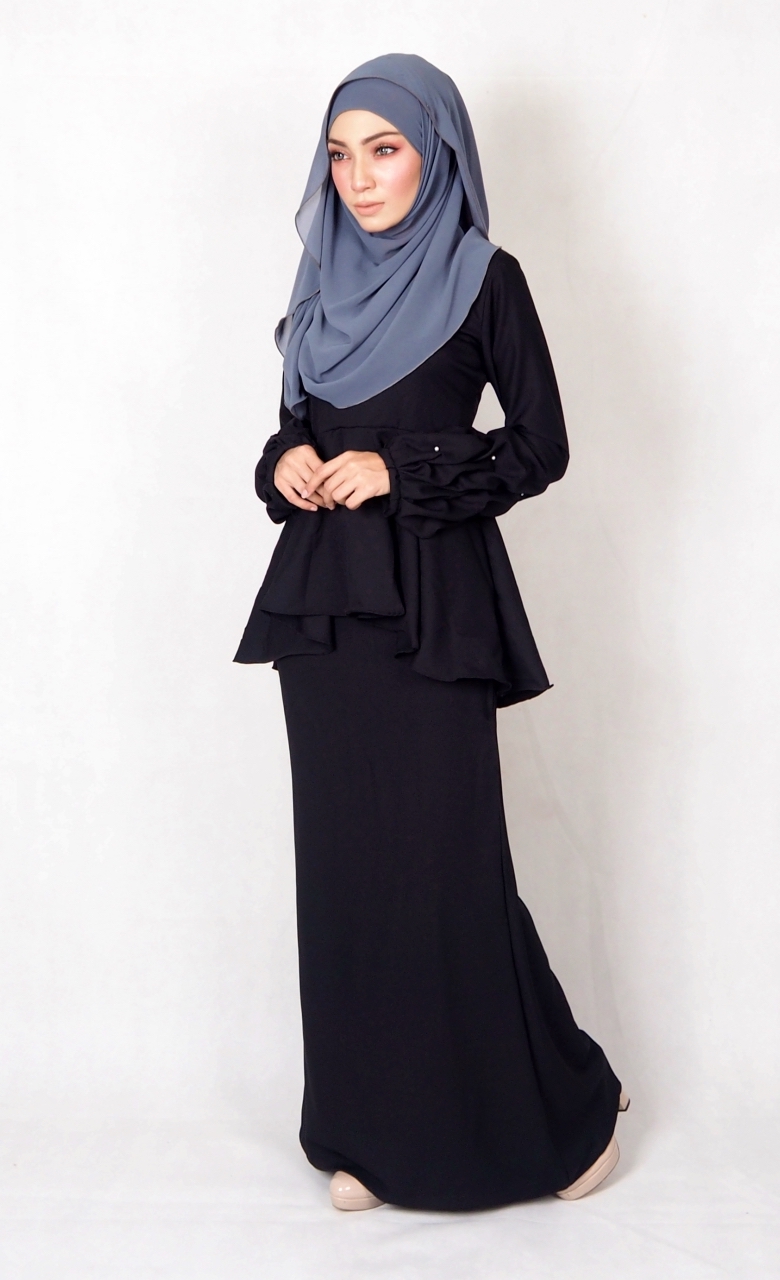 SW4994 Baju Kurung (Plus Size BF) Black