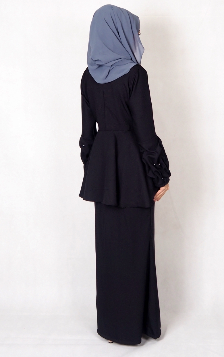SW4994 Baju Kurung (Plus Size BF) Black