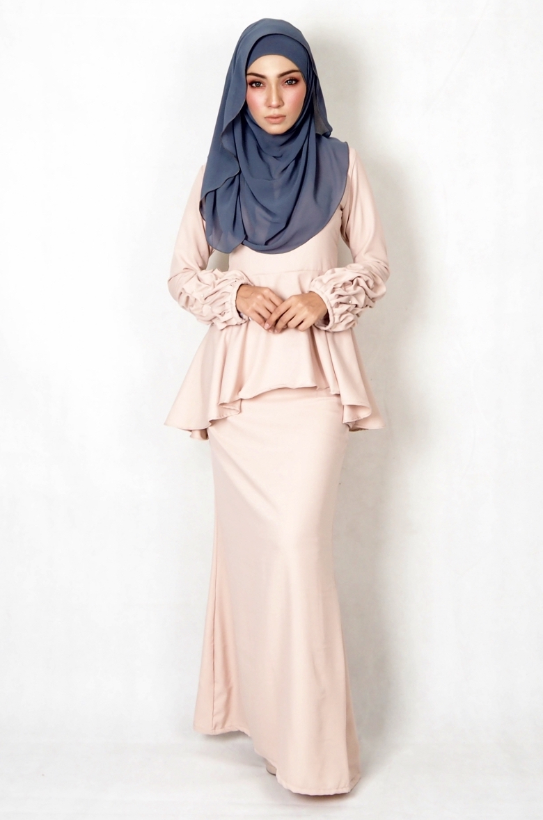 SW4994 Baju Kurung (Plus Size BF) Cream
