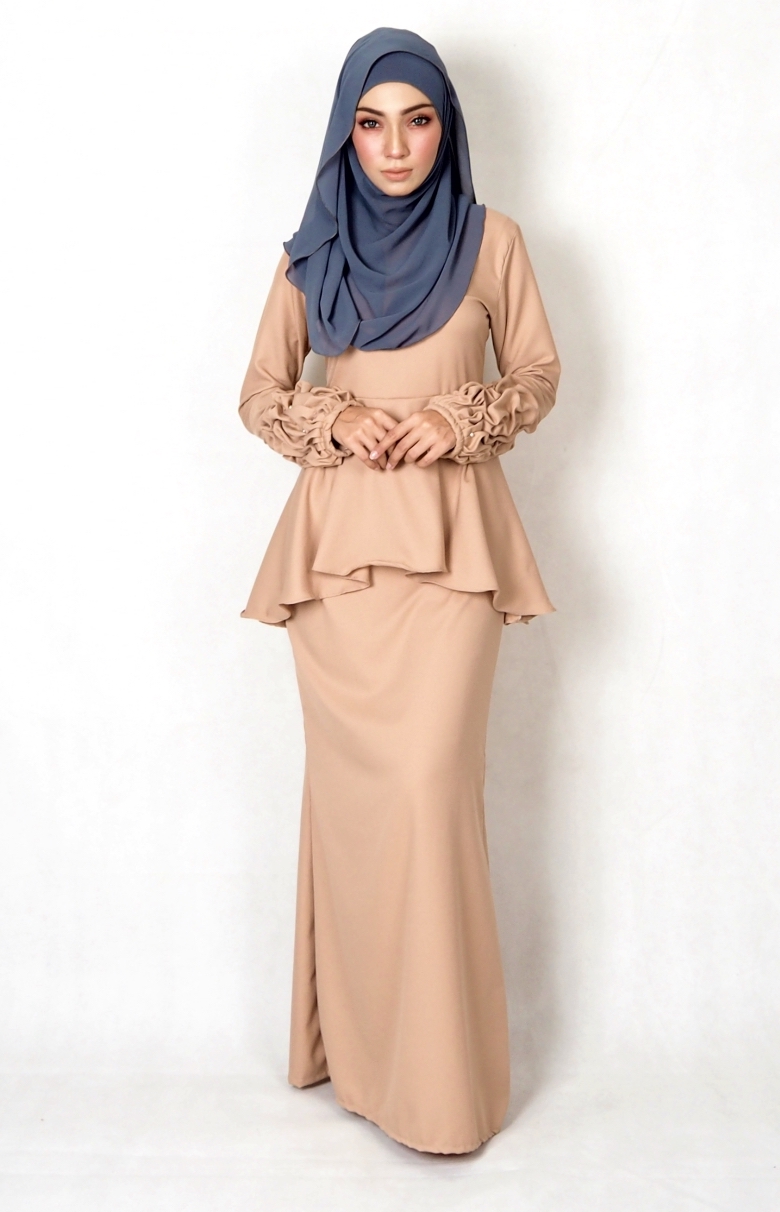 SW4994 Baju Kurung (Plus Size BF) Dark Brown