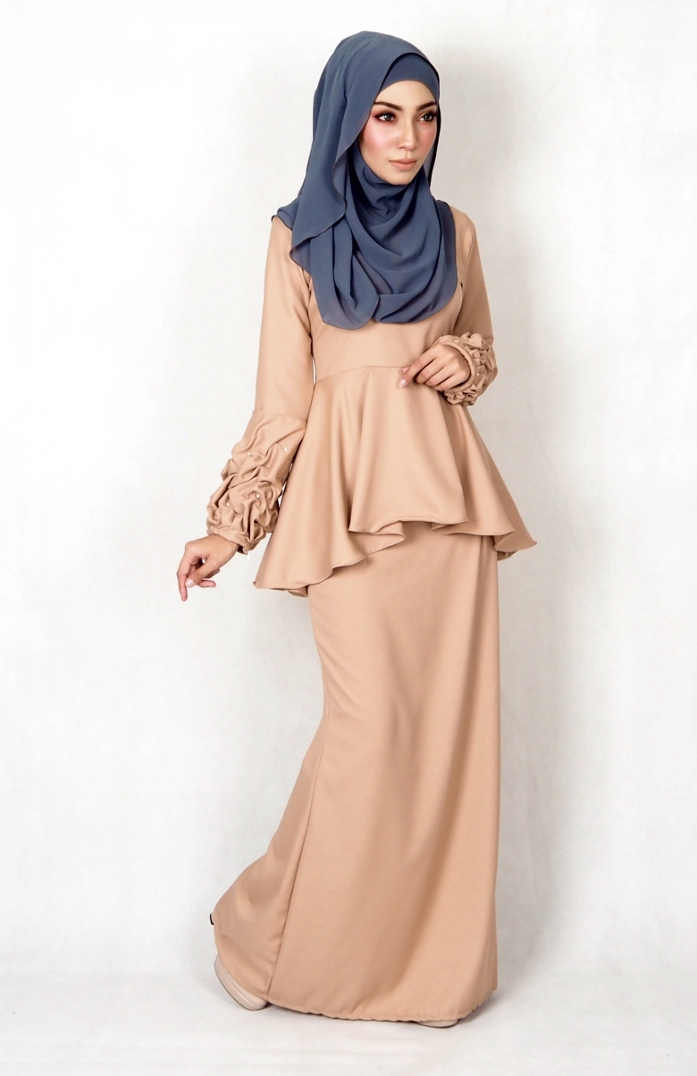 SW4994 Baju Kurung (Plus Size BF) Dark Brown