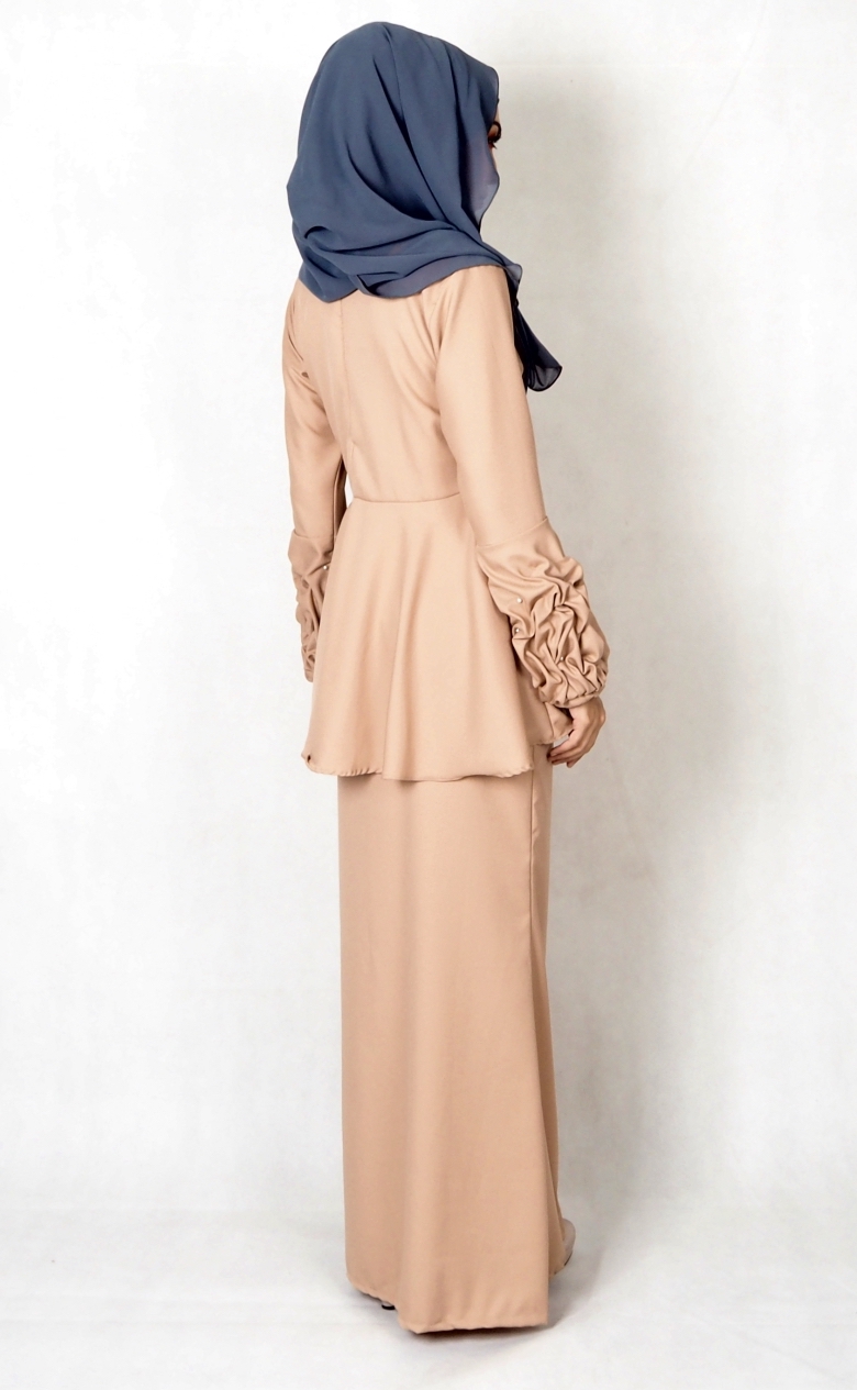 SW4994 Baju Kurung (Plus Size BF) Dark Brown