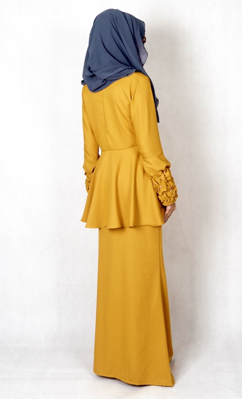 SW4994 Baju Kurung (Plus Size BF) Mustard 