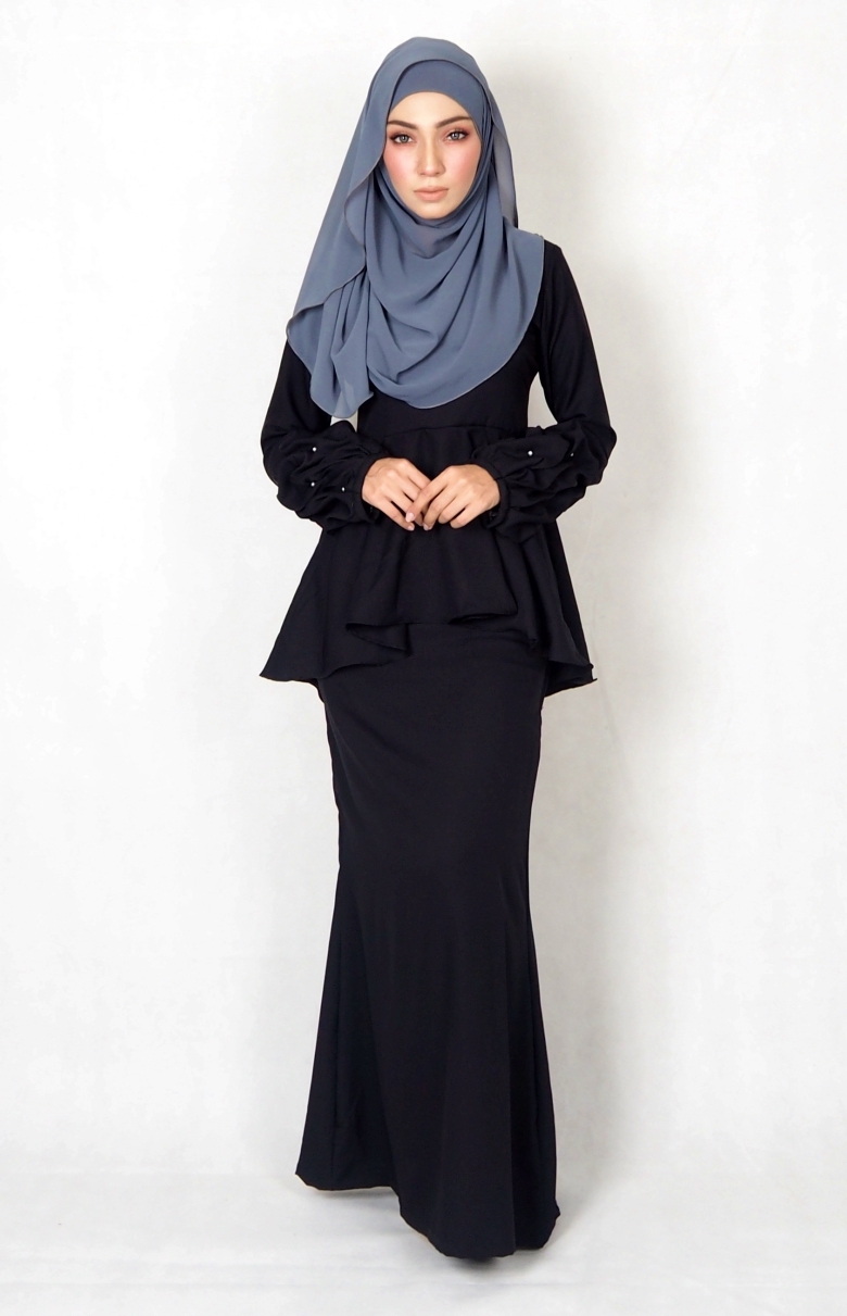 SW4995 Baju Kurung (Plus Size BF) Black