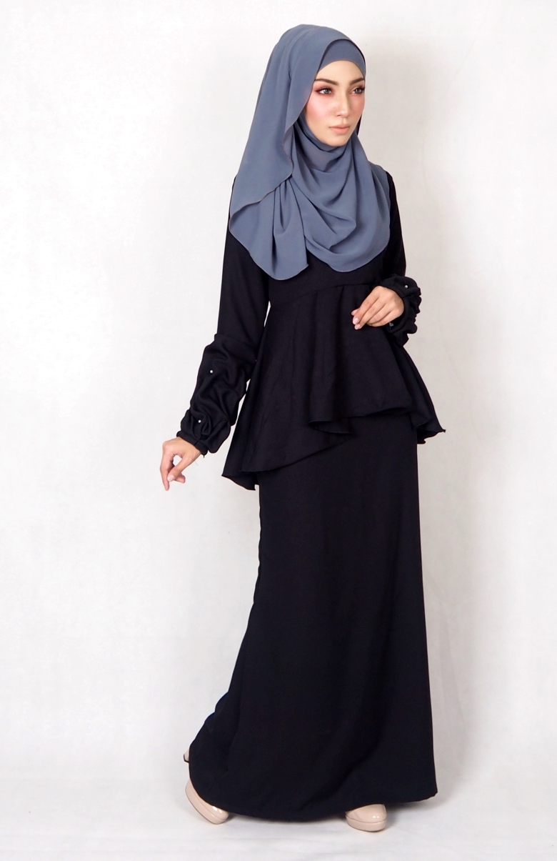SW4995 Baju Kurung (Plus Size BF) Black