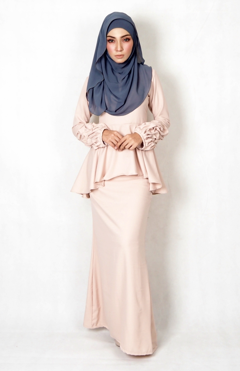 SW4995 Baju Kurung (Plus Size BF) Cream