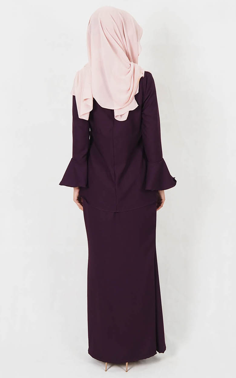 SW4996 Trendy Baju Kurung Purple