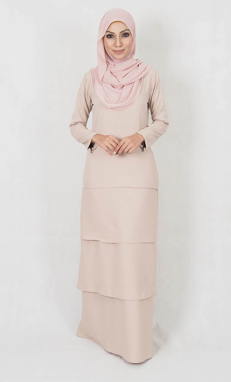 SW4997 Fashion Jubah Cream
