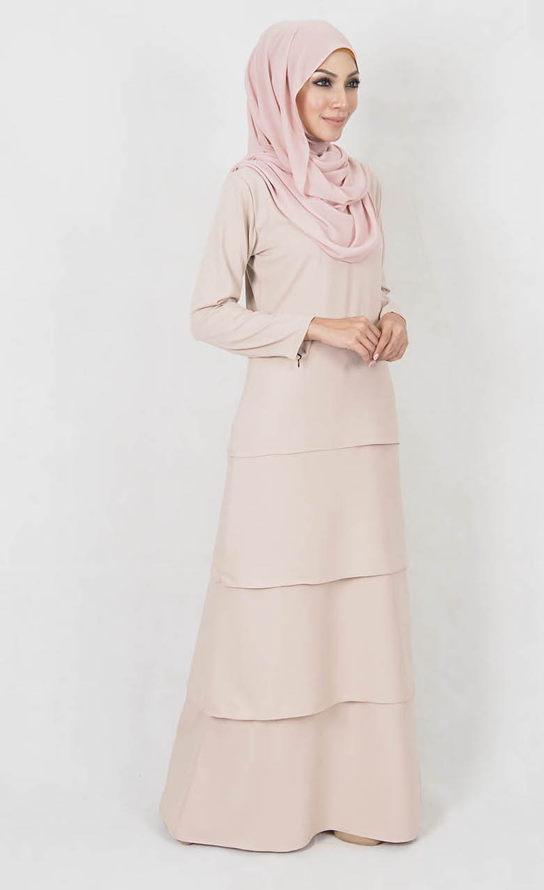 SW4997 Fashion Jubah Cream