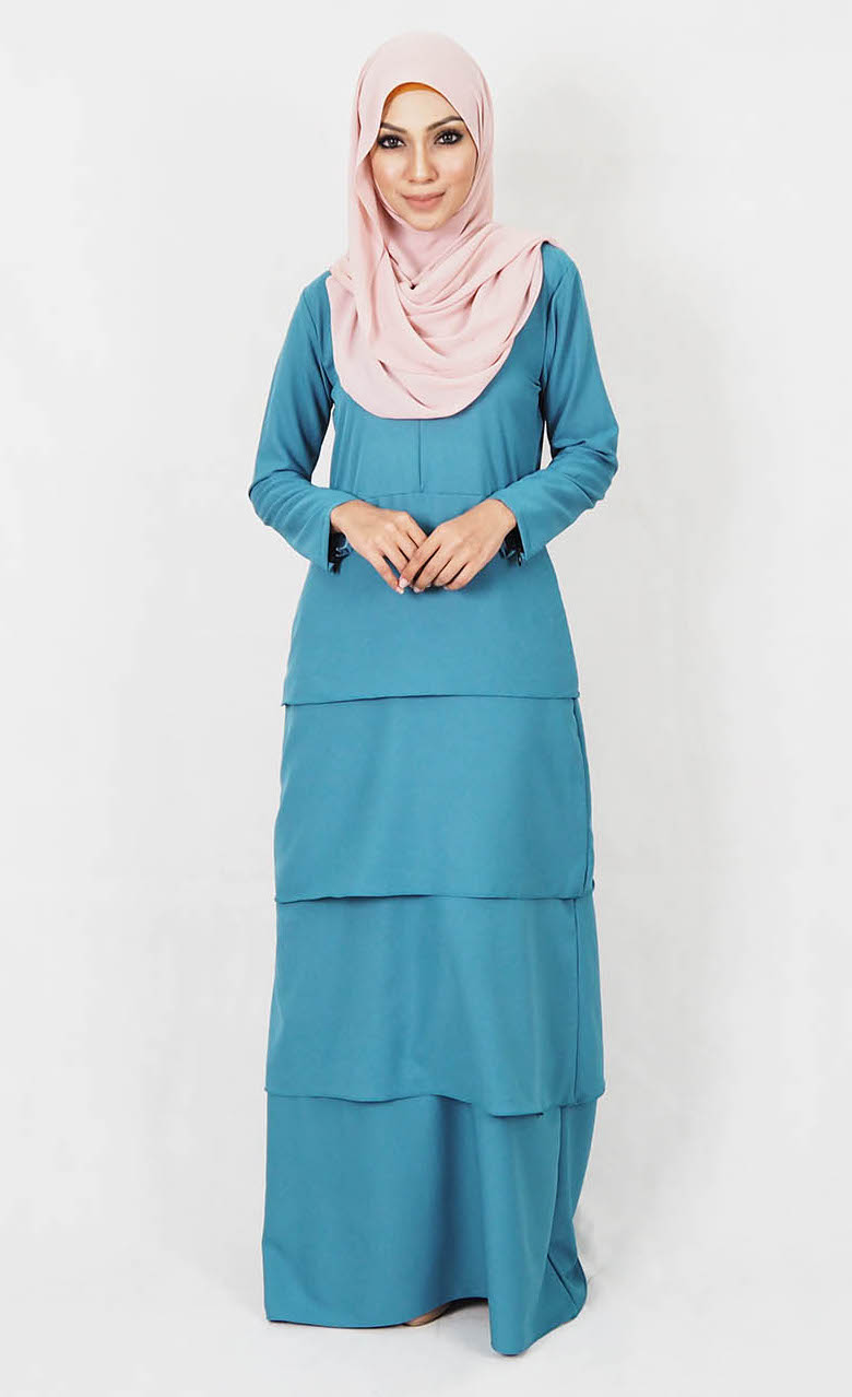 SW4997 Fashion Jubah Dark Green