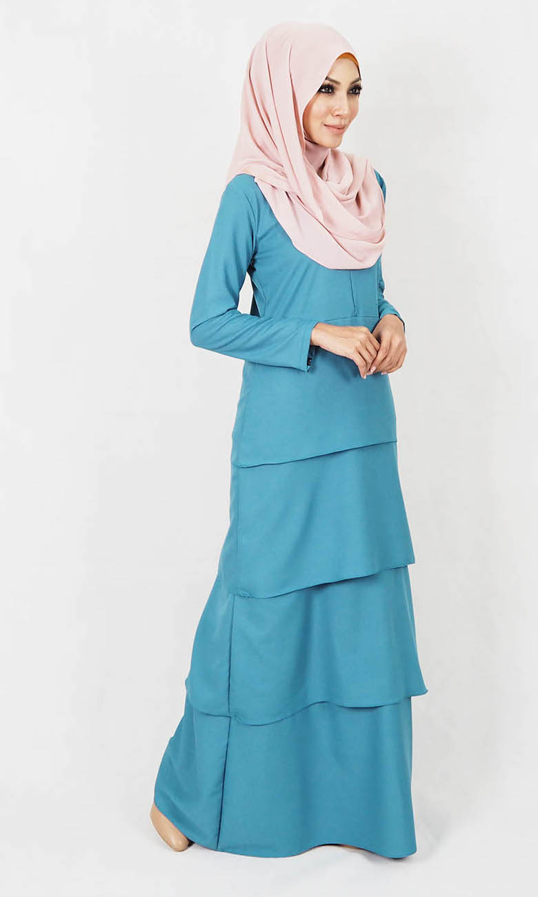 SW4997 Fashion Jubah Dark Green