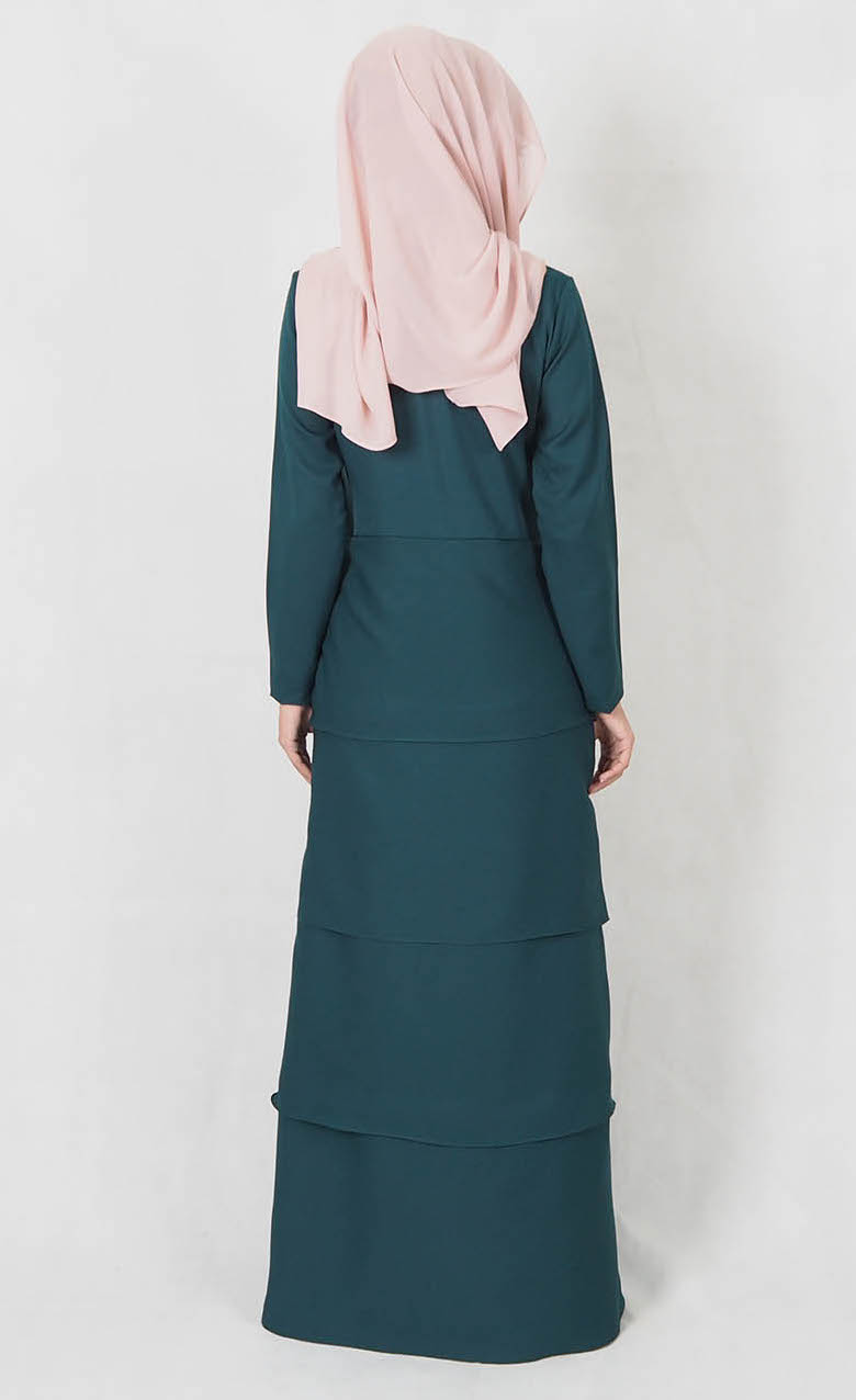 SW4997 Fashion Jubah Emerald Green