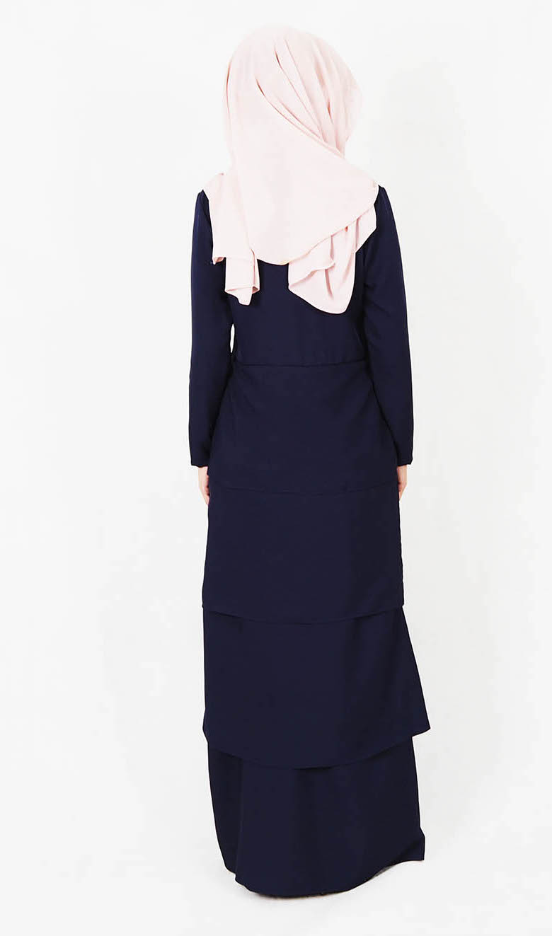 SW4997 Fashion Jubah Navy