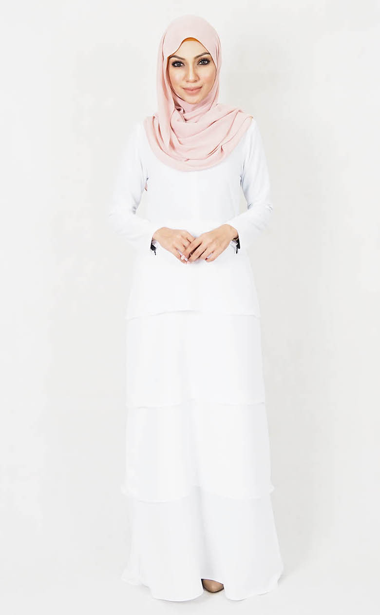 SW4997 Fashion Jubah White