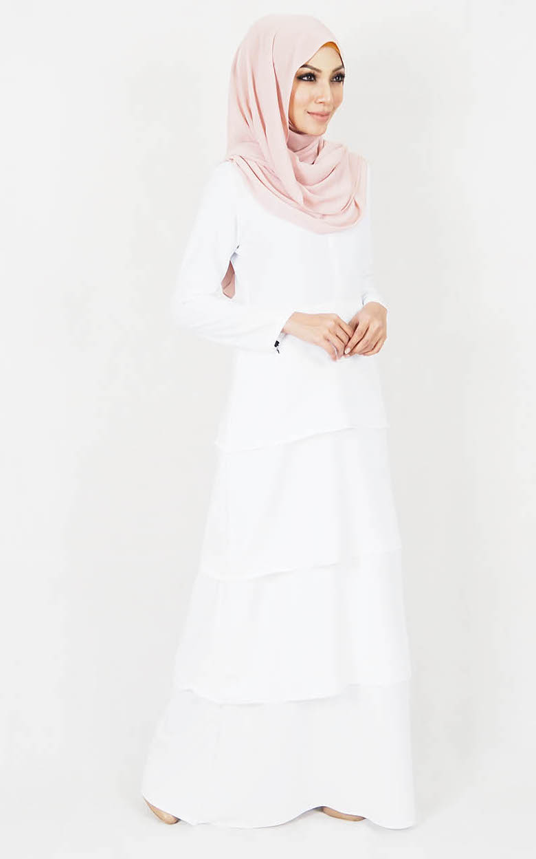 SW4997 Fashion Jubah White
