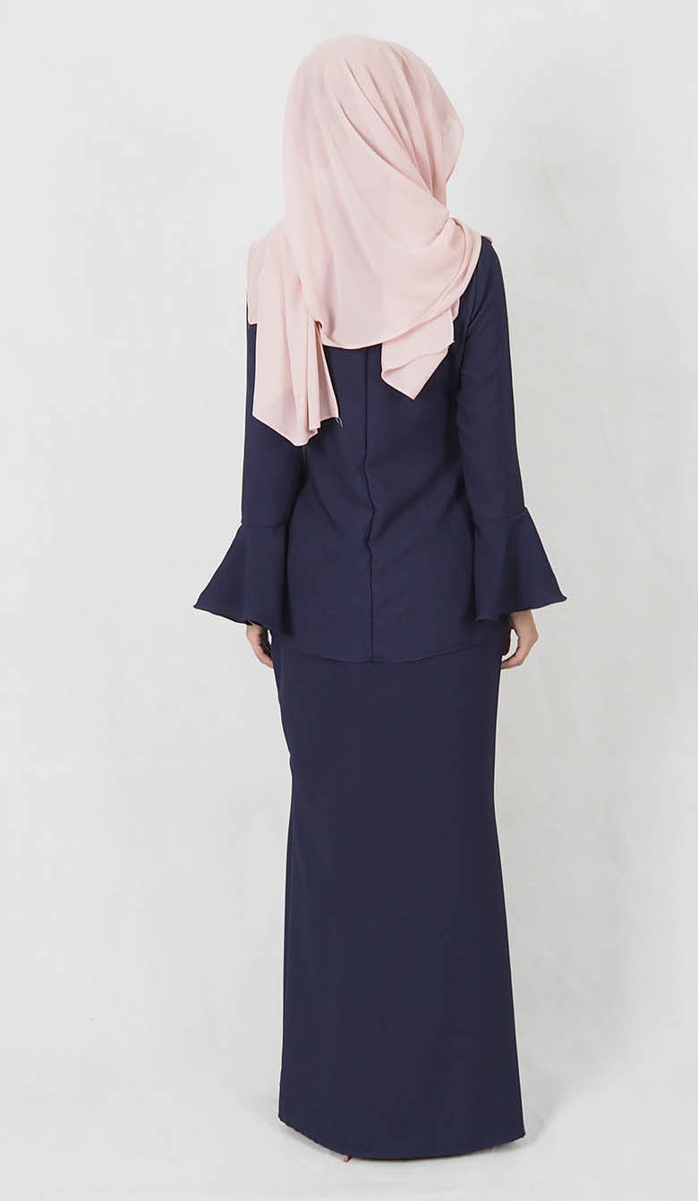SW4998 Baju Kurung (Plus Size) Navy