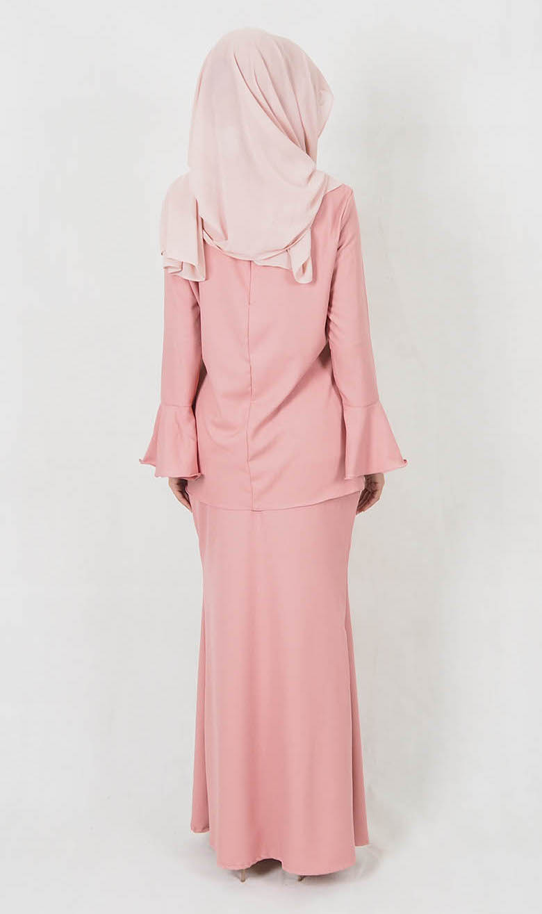 SW4998 Baju Kurung (Plus Size) Pink