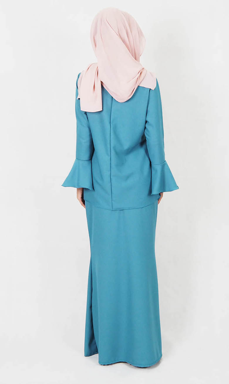 SW4999 Baju Kurung (Plus Size) Dark Green