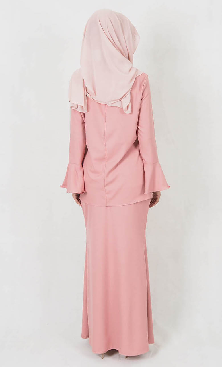 SW4999 Baju Kurung (Plus Size) Pink