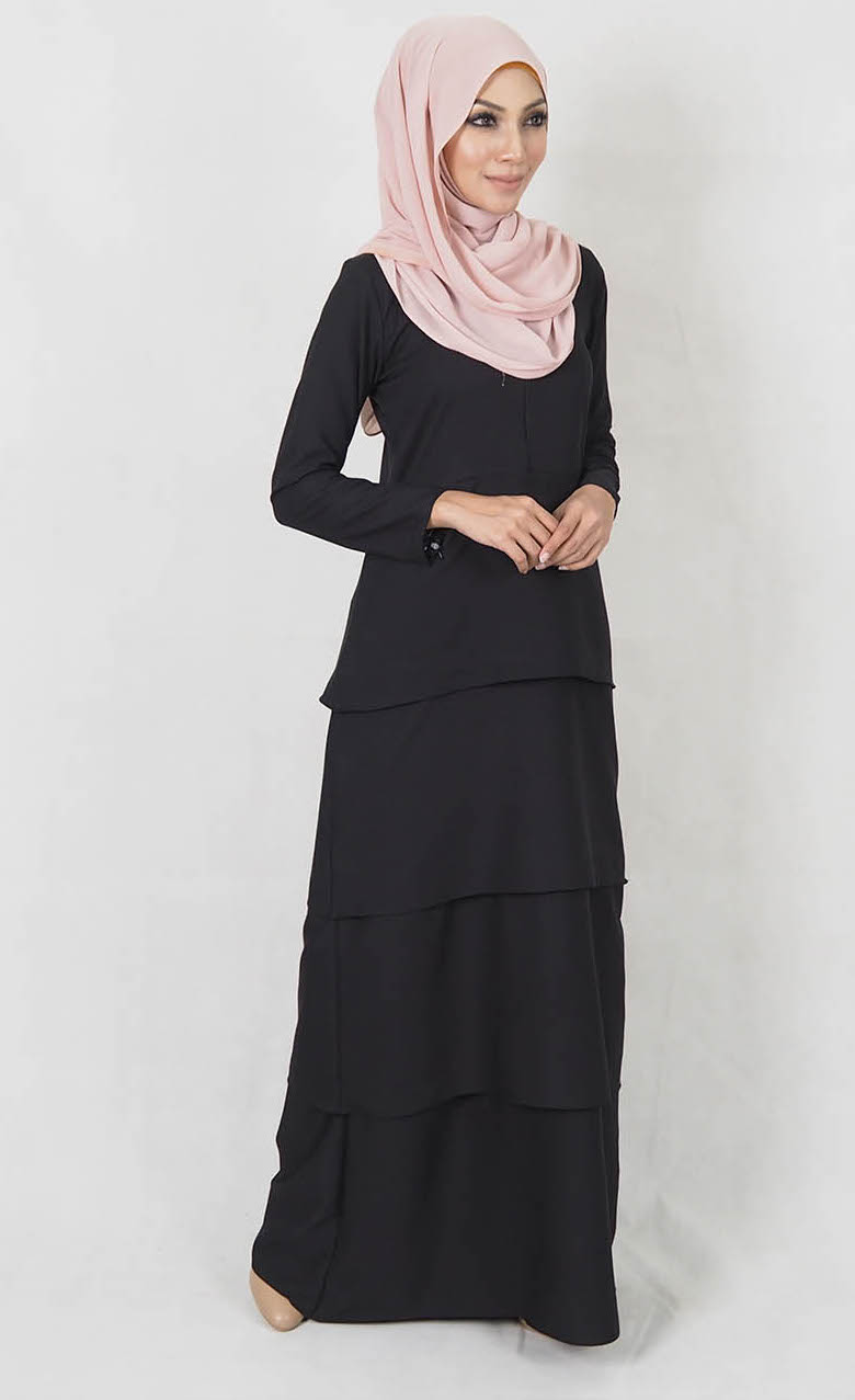 SW5000 Fashion Jubah (Plus Size) Black