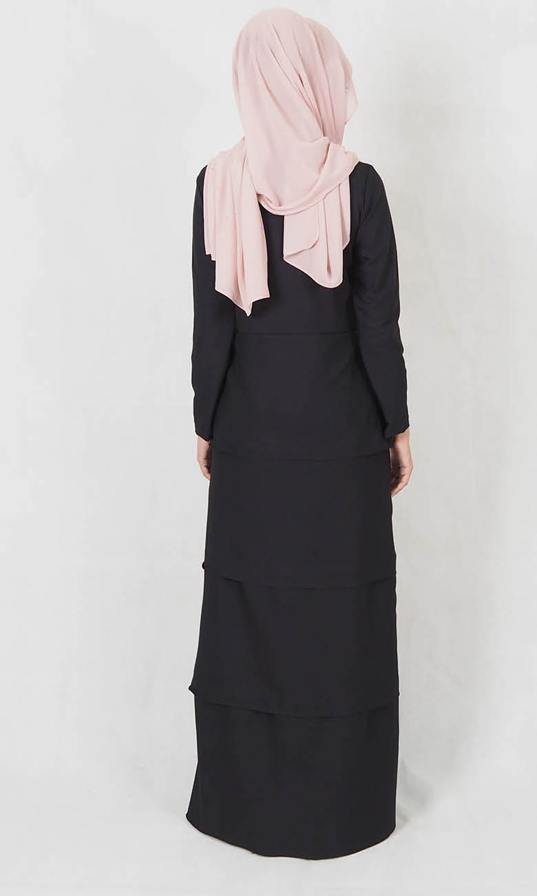 SW5000 Fashion Jubah (Plus Size) Black
