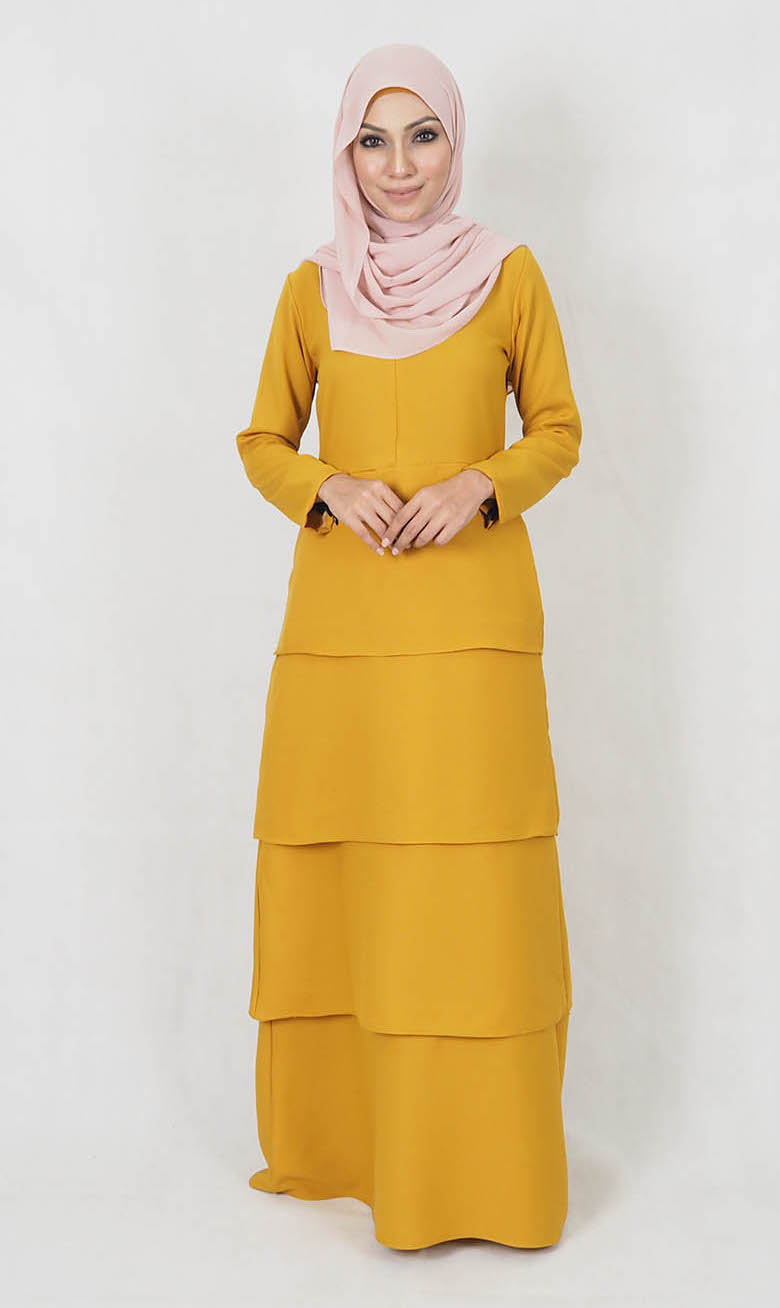 SW5000 Fashion Jubah (Plus Size) Mustard