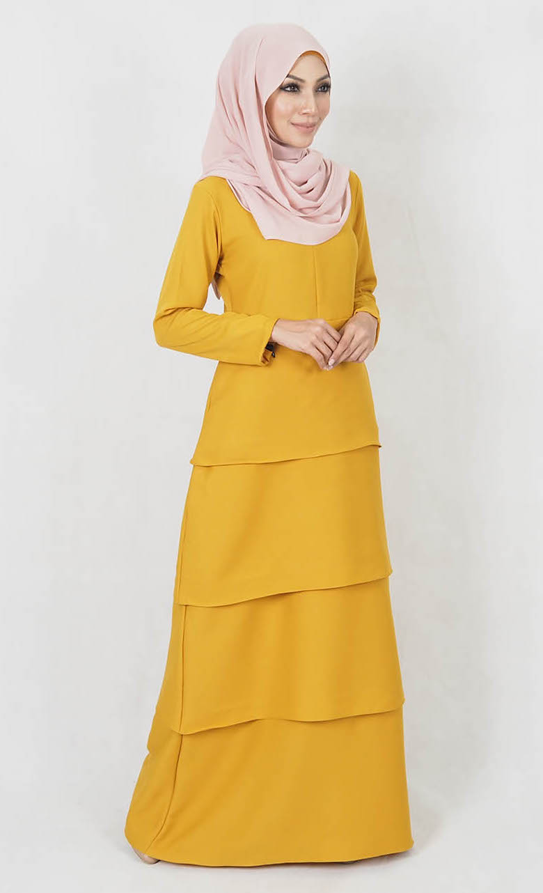 SW5000 Fashion Jubah (Plus Size) Mustard