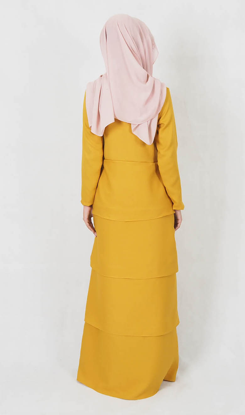 SW5000 Fashion Jubah (Plus Size) Mustard