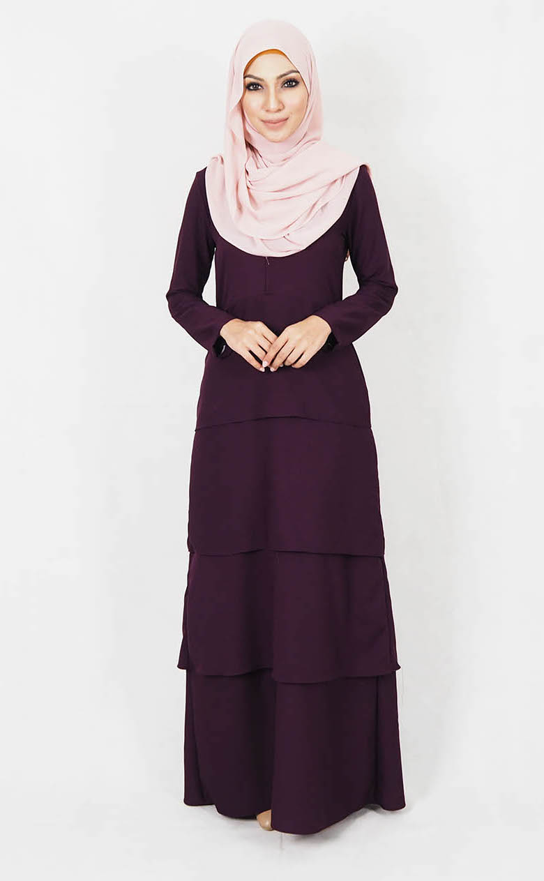 SW5000 Fashion Jubah (Plus Size) Purple